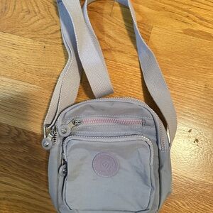 Light Lavender Crossbody Shoulder Bag - Unbranded